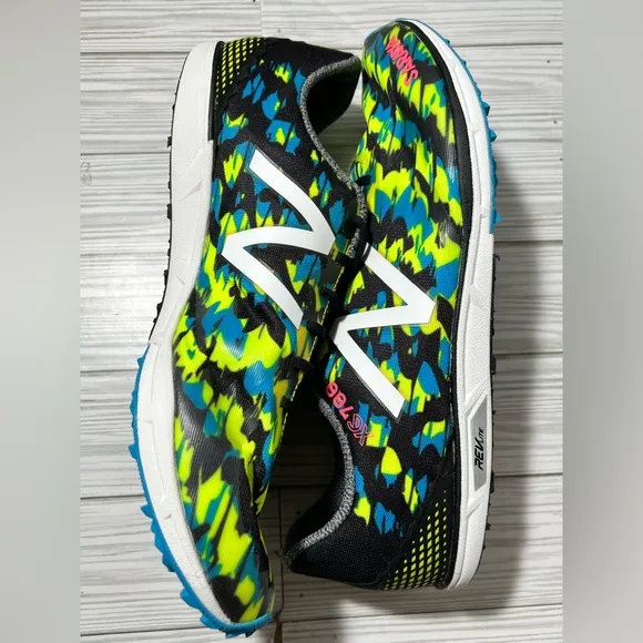 New Balance Men’s MXCS700M Sarava Running Training Shoes black green size 12