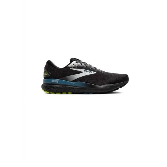 NEW BROOKS men's brooks ghost 16 shoes in black/ebony/blue