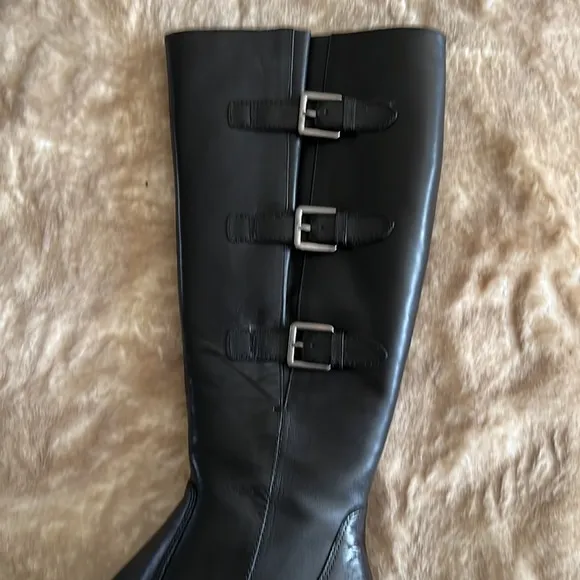 New Ecco Hobart tall leather boots
