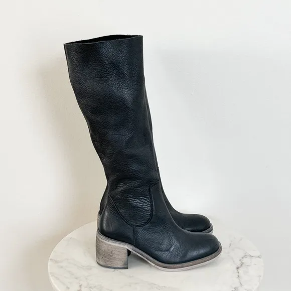 NEW Free People Essential Tall Slouch Boots Leather Size 6 US 36 EU