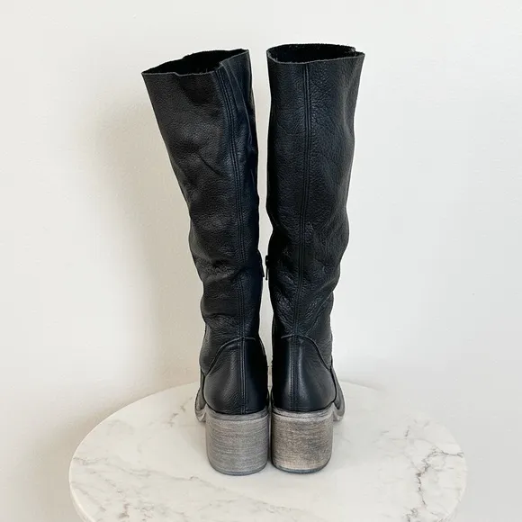NEW Free People Essential Tall Slouch Boots Leather Size 6 US 36 EU