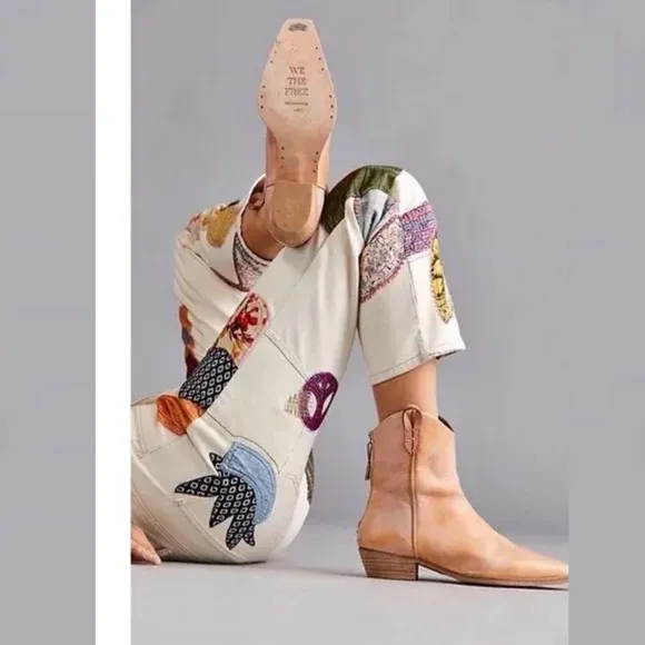 New Free People We The Free Wesley Ankle Boots Size 39
