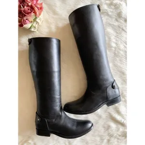 New• Frye Melissa Button Back Zip Boots