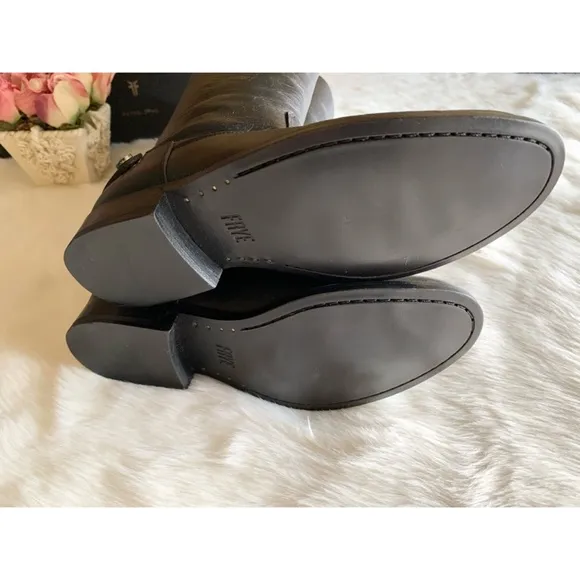 New• Frye Melissa Button Back Zip Boots