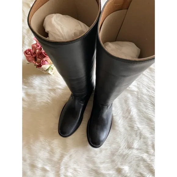 New• Frye Melissa Button Back Zip Boots