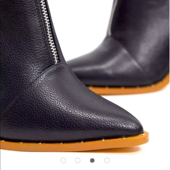 New High Block Heeled Ankle Boots Sz. 6