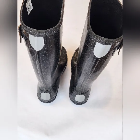 NEW! || HUNTER || Original Giant Glitter rain boot, tall, buckles, sz 5 girls