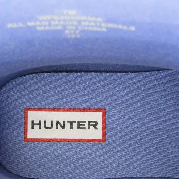 NEW HUNTER Women Play Short Rain Rubber Bootie Lavender Waterproof Size 7