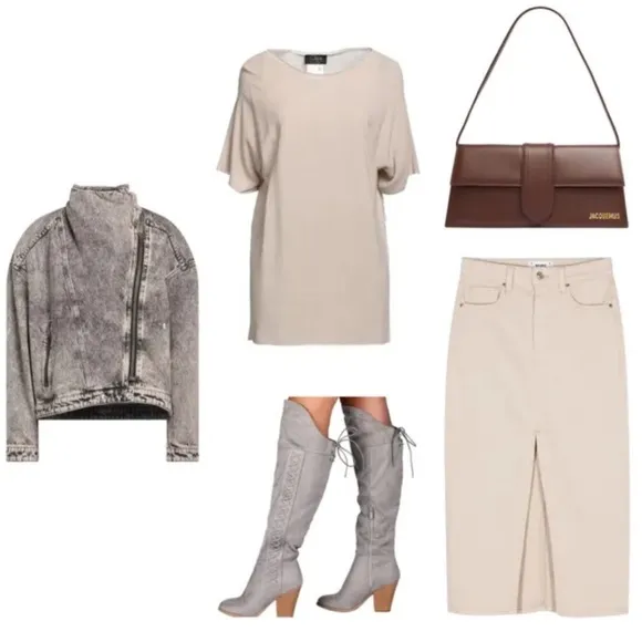 NEW Journee Collection Spritz Over the knee Boots Gray Vegan Suede 8.5