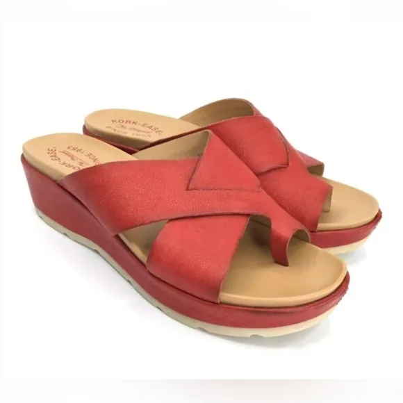 NEW Kork-Ease Baja Sport Red Sandals
