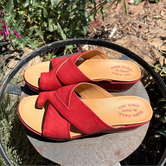 NEW Kork-Ease Baja Sport Red Sandals