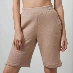NEW Lunya Restore Double Faced Short Small Ottium Tan NWOT