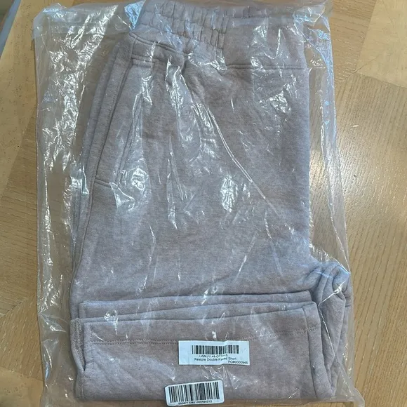 NEW Lunya Restore Double Faced Short Small Ottium Tan NWOT