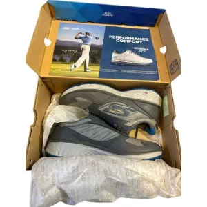NEW Mens  Skechers‎ Go Golf Max Fairway 2Golf Shoes Gray / Blue water resistant
