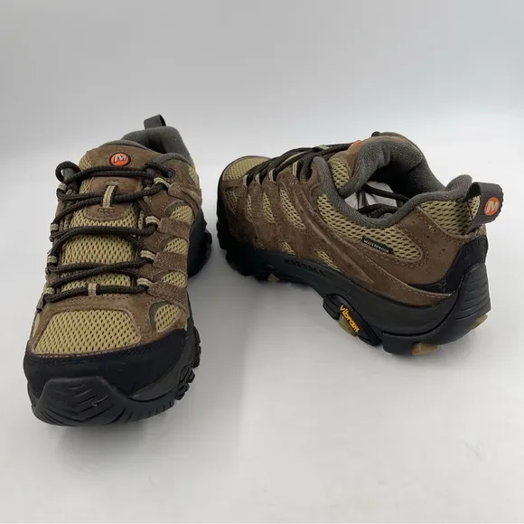 NEW! Merrell Men’s Moab 3 Waterproof Leather/Mesh Rugged Hiking Shoes - Size 7