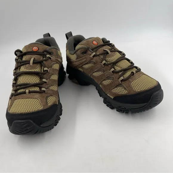 NEW! Merrell Men’s Moab 3 Waterproof Leather/Mesh Rugged Hiking Shoes - Size 7