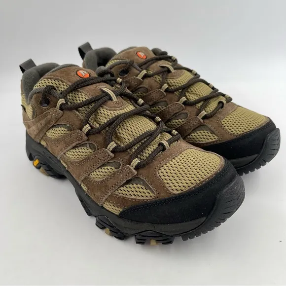 NEW! Merrell Men’s Moab 3 Waterproof Leather/Mesh Rugged Hiking Shoes - Size 7