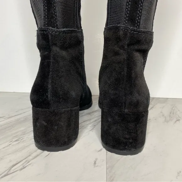 New! Naturalizer Brent Black Suede Tall Boot 8 1/2 M