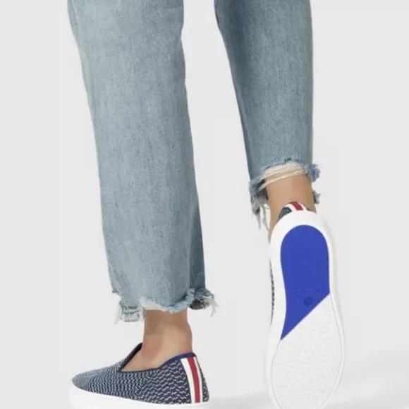 NEW Rothy’s Rothys Maritime Gradient Sneakers Shoes Slip Ons Womens Size 8.5 NIB