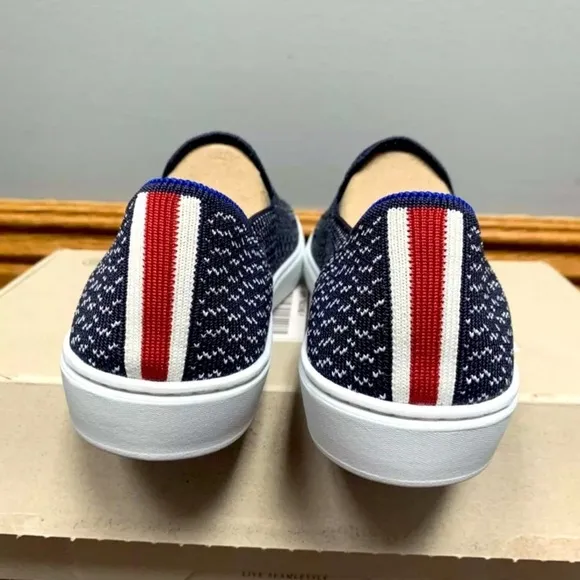 NEW Rothy’s Rothys Maritime Gradient Sneakers Shoes Slip Ons Womens Size 8.5 NIB