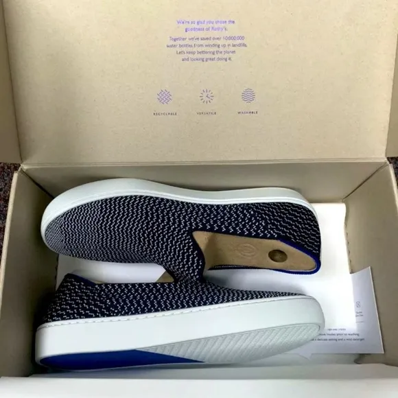 NEW Rothy’s Rothys Maritime Gradient Sneakers Shoes Slip Ons Womens Size 8.5 NIB