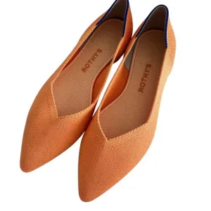 New Rothy's The Point Shoes in Tangerine (SIZE 8) fresh lightweight great gift