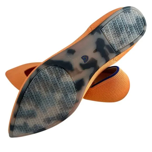 New Rothy's The Point Shoes in Tangerine (SIZE 8) fresh lightweight great gift