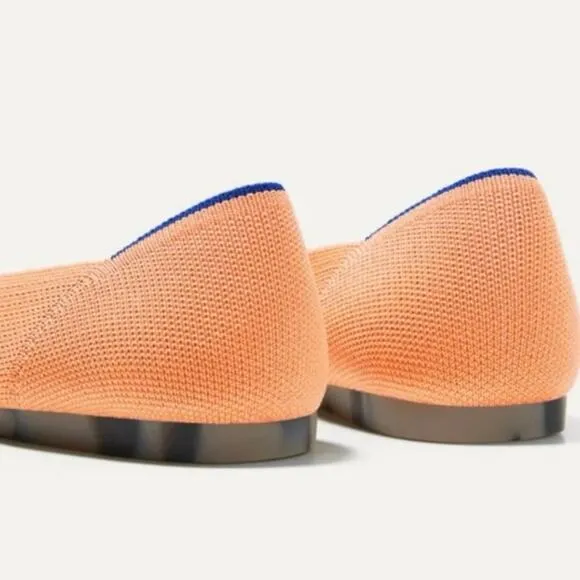 New Rothy's The Point Shoes in Tangerine (SIZE 8) fresh lightweight great gift