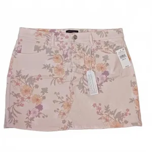 NEW Sanctuary A Charming Life Denim Mini Skirt in Peachy Floral, Size 33