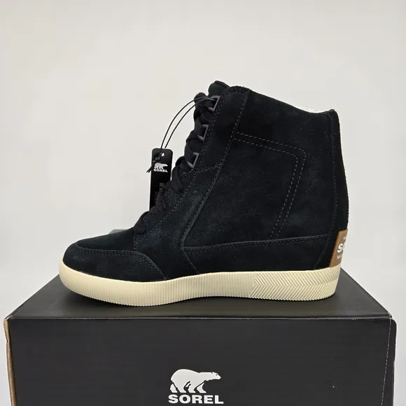 New SOREL Out N About Wedge Sneaker Women's Shoes Size 9.5