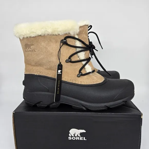 New SOREL Women's Snow Angel Waterproof 200g Insulation Snow Boots Size 10