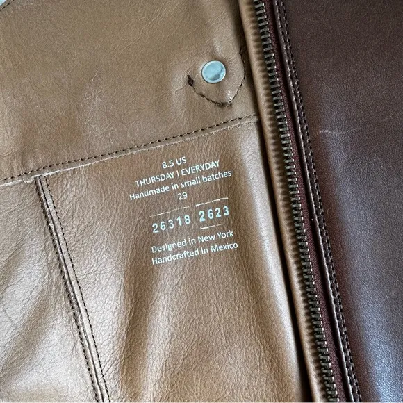 NEW Thursday Boot Company Crown Cuero Brown Tall Riding Boots Handcrafted