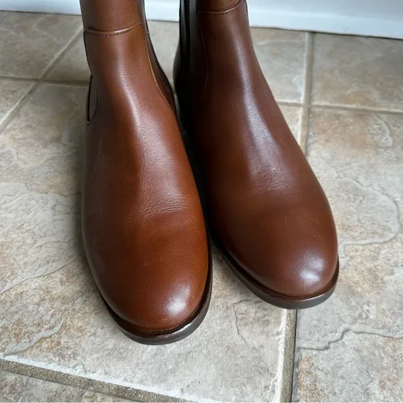 NEW Thursday Boot Company Crown Cuero Brown Tall Riding Boots Handcrafted