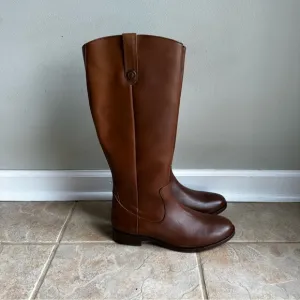 NEW Thursday Boot Company Crown Cuero Brown Tall Riding Boots Handcrafted