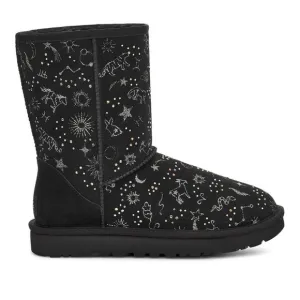 New UGG Black Classic Zodiac Short Suede Boots