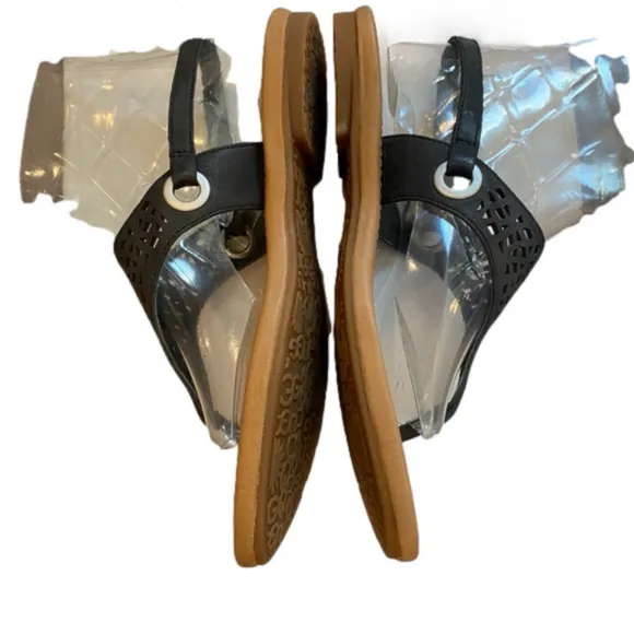 NEW Ugg Leather Laser Cut Thong Sandals