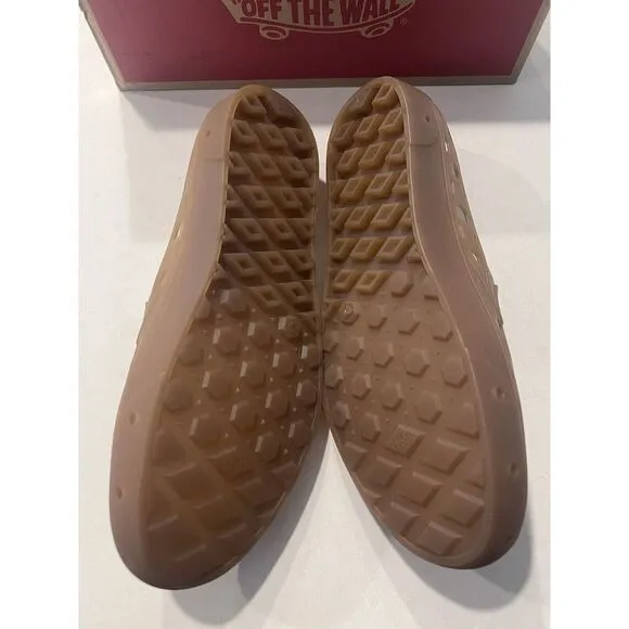 New Vans Slip-On TRK Root Beer Brown Sneakers Water Shoes Size 12