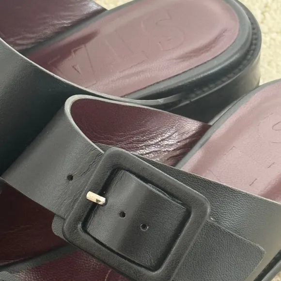 New Without Box Staud Black Remi Chunky Sandals in size 38/US 8!