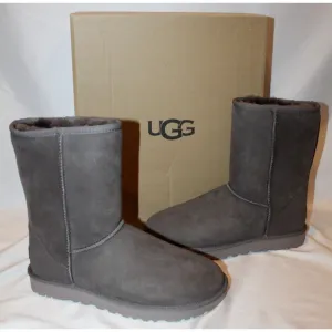 NEW Women's Shoes UGG CLASSIC SHORT II‎ Mid-Calf Sheepskin Boots TCLD Gray