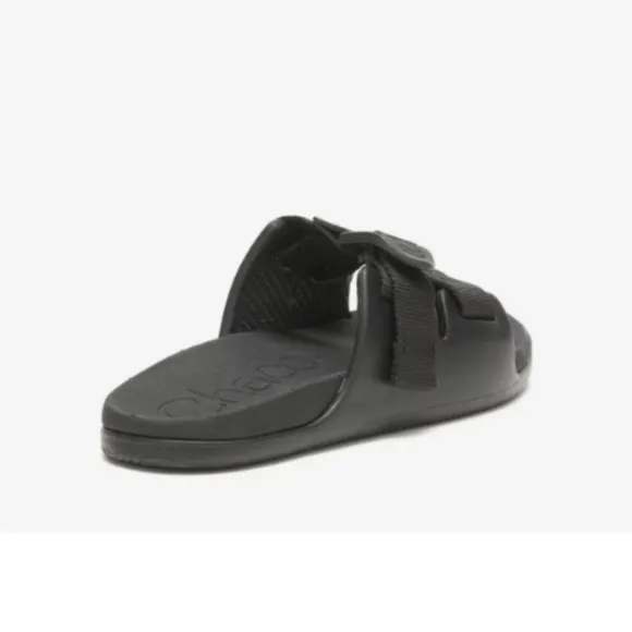 NIB Chaco Chillos Slide Sandals Black Adjustable Strap Sandal Kids Size 4