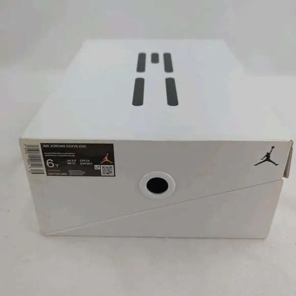 NIB DS Air Jordan XXXVII (37) Raptors‎ GS size 6Y DD7421-065 MSRP: $140
