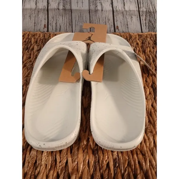 NIB Nike Air Men's Jordan Post Slide Sandals Light Silver SZ: 13 DX5575 003