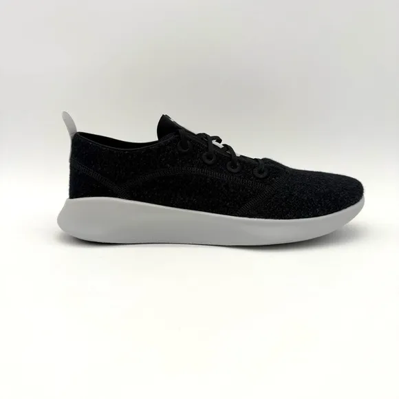 NIB NWT New Allbirds Men's SuperLight Wool Runner Size 12 Shoes Natural Black