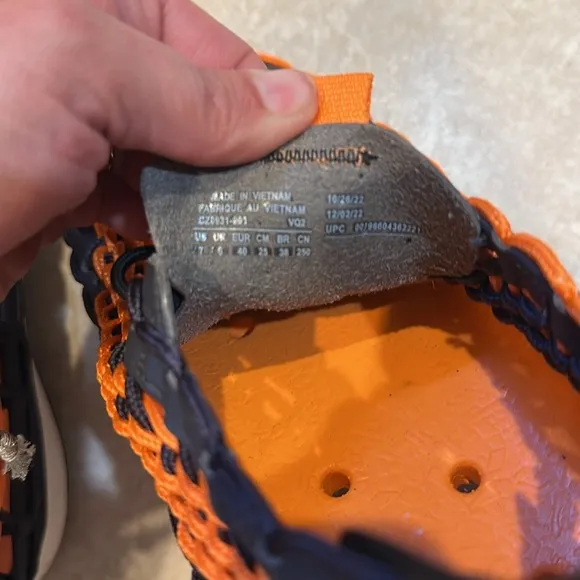 Nike ACG Watercat  Bright Men’s Water Hiking Shoes Sneakers 7 Sandals Orange