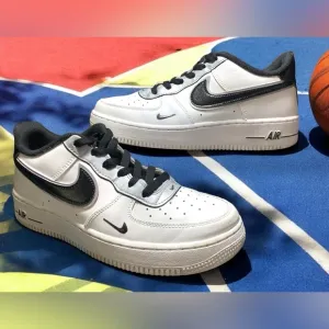Nike Air Force 1s 07 Lv8 (Customized) - Size 5Y