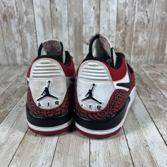 Nike Air Jordan Legacy  Low Chicago‎ White Black Red CD7069-116 CD9056-116 11