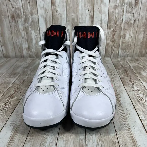 Nike Air Jordan VII 7 Retro White Infrared Crimson Red Black CU9307-160 Men's 11