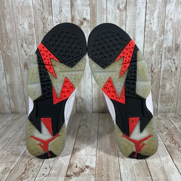 Nike Air Jordan VII 7 Retro White Infrared Crimson Red Black CU9307-160 Men's 11