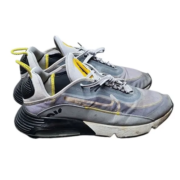 Nike Air Max 2090 Running Shoes Athletic Sneakers Lightweight Gray Men's US 14