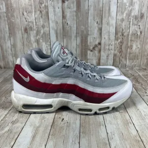 Nike Air Max 95 749766-103 White Grey Red JAPAN Running Shoes Men's 11.5‎